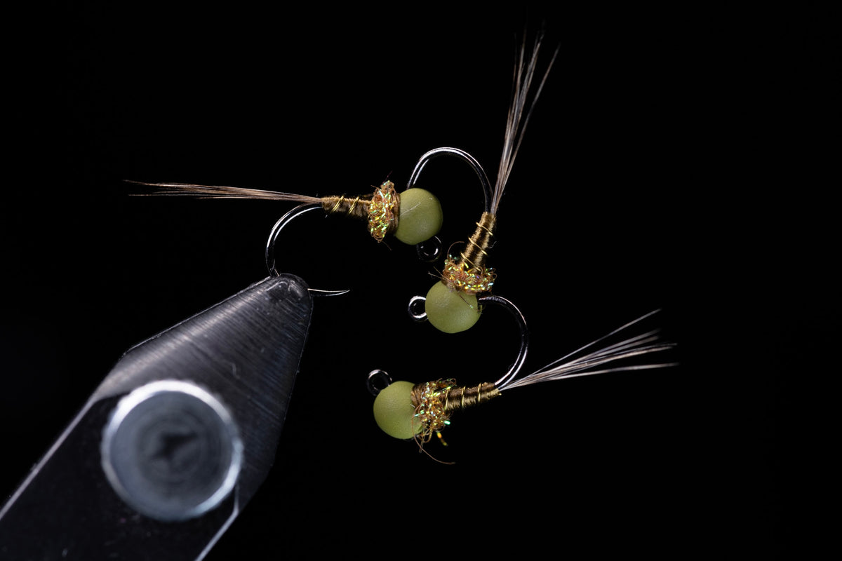 Olive Euro Nymph - Barbless - 3 Pack