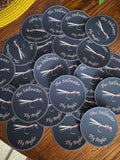 The Stillwater Fly Angler - 3" Logo Sticker